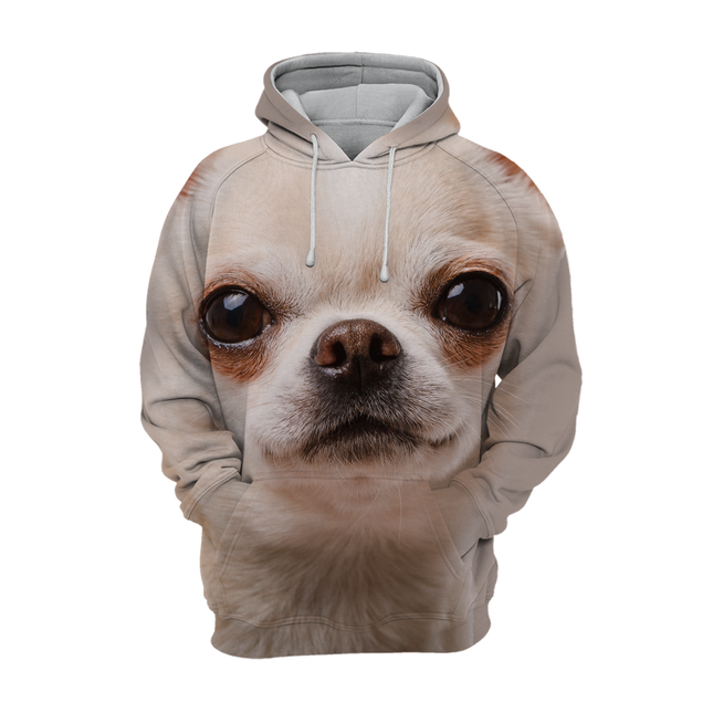 Unieke Hoodie | Chihuahua Ontwerp | Dierenliefde | Zachte Stof | Diverse Maten S-4XL | Dubbelzijdige Print | Comfortabele Pasvorm | Hoogwaardige Materialen