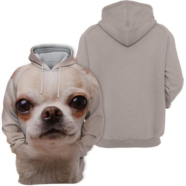 Unieke Hoodie | Chihuahua Ontwerp | Dierenliefde | Zachte Stof | Diverse Maten S-4XL | Dubbelzijdige Print | Comfortabele Pasvorm | Hoogwaardige Materialen