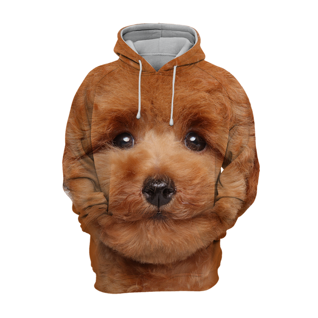 Unisex Sweatshirt | Leuke Toy Poedel Print | Verschillende Maten | Comfortabel en Duurzaam | Gelegenheidsgeschikt | Polyester en Katoen Mix | Zacht en Elastisch | Kleurrijke Hoge Resolutie Print
