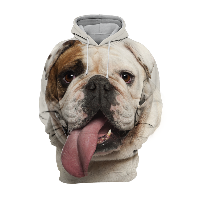 Stijlvolle Zachte Honden Sweater | English Bulldog | Pitbull | Verschillende Maten | Comfortabele Katoenmix | Hoge Resolutie Print