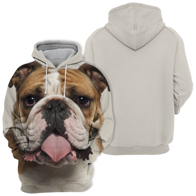 Hondenliefhebbers Sweatshirt | Unisex | Engelse Bulldog en Pitbull Print | Comfortabele Mix van Polyester en Katoen | Verkrijgbaar in Maten S-4XL
