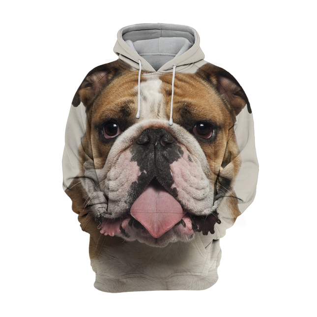 Hondenliefhebbers Sweatshirt | Unisex | Engelse Bulldog en Pitbull Print | Comfortabele Mix van Polyester en Katoen | Verkrijgbaar in Maten S-4XL