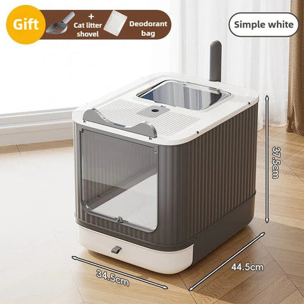 Spatwaterdichte Gesloten Kattenbak