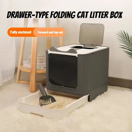 Spatwaterdichte Gesloten Kattenbak