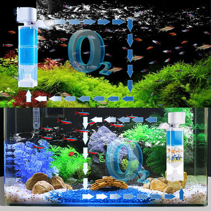 AquaPure aquariumfilter | 3-traps filtratiesysteem | Energiezuinig | Fluisterstil | Eenvoudige installatie | Voor schoon en gezond aquariumwater