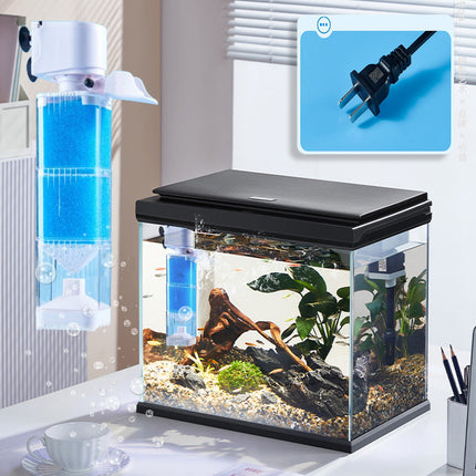 AquaPure aquariumfilter | 3-traps filtratiesysteem | Energiezuinig | Fluisterstil | Eenvoudige installatie | Voor schoon en gezond aquariumwater