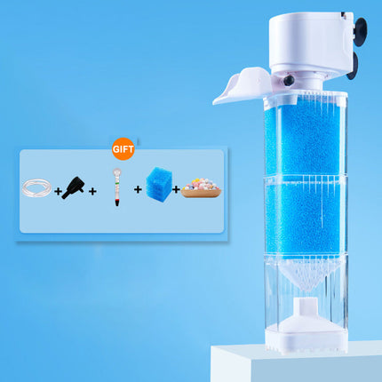 AquaPure aquariumfilter | 3-traps filtratiesysteem | Energiezuinig | Fluisterstil | Eenvoudige installatie | Voor schoon en gezond aquariumwater