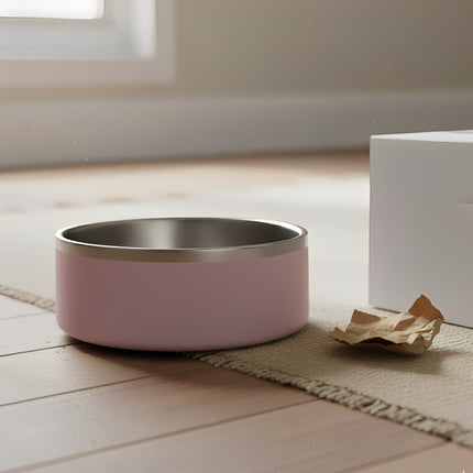 SteadiBowl | Miska na karmę dla psa ze stali nierdzewnej | Antypoślizgowa | Zapobiega przesuwaniu się | Trwała | Łatwa do czyszczenia