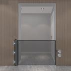 130*78cm - Zwart/Transparant