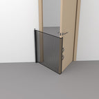 110*78cm - Zwart/Transparant