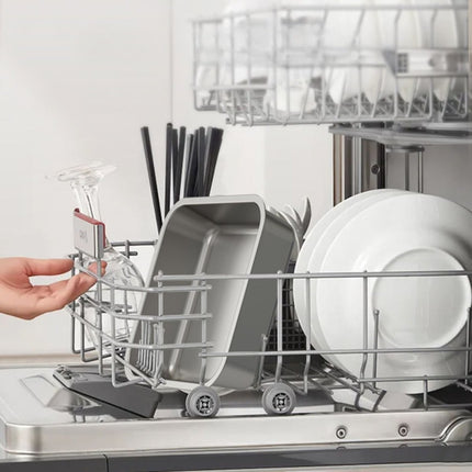 Regulowany podajnik karmy dla psów i kotów ze stali nierdzewnej | Wysokość 9-29 cm | Zabezpieczenie przed przewróceniem i składany | Czarno-szary | Łatwy w czyszczeniu | Idealny dla zwierząt | Nadaje się do automatycznego karmienia