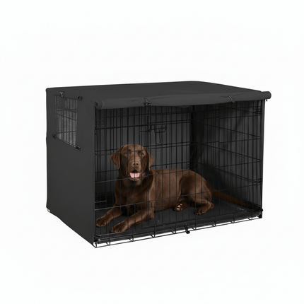 Waterdichte Hondenbench Cover van Oxford Stof - Winddicht, Opvouwbaar en Ademend voor Grote Honden