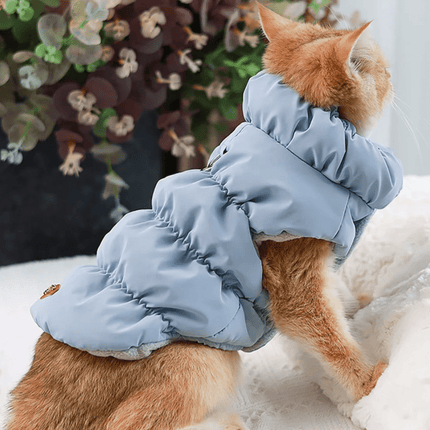 Soft Lined Coat for Dogs and Cats | Winter Coat with Warm Lining | Ideal for Small Breeds | Suitable for Autumn and Winter | Available in Pink, Blue, and Khaki | Comfortable Fit
