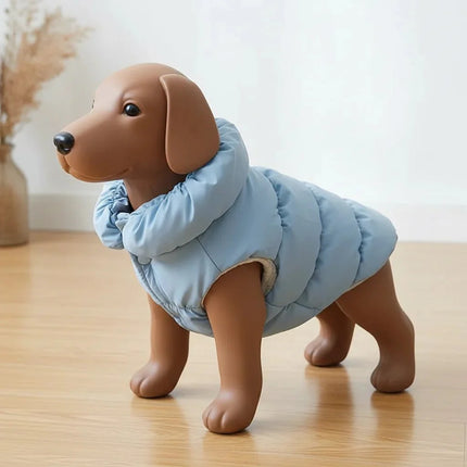 Soft Lined Coat for Dogs and Cats | Winter Coat with Warm Lining | Ideal for Small Breeds | Suitable for Autumn and Winter | Available in Pink, Blue, and Khaki | Comfortable Fit