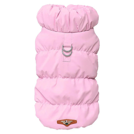 Soft Lined Coat for Dogs and Cats | Winter Coat with Warm Lining | Ideal for Small Breeds | Suitable for Autumn and Winter | Available in Pink, Blue, and Khaki | Comfortable Fit